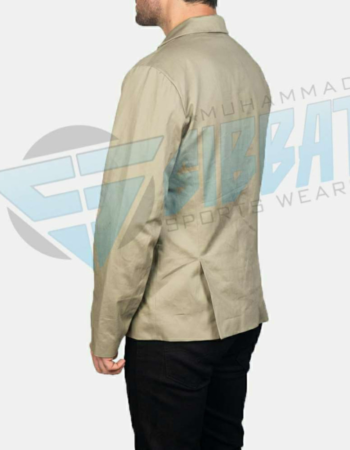 Men Leather Blazer