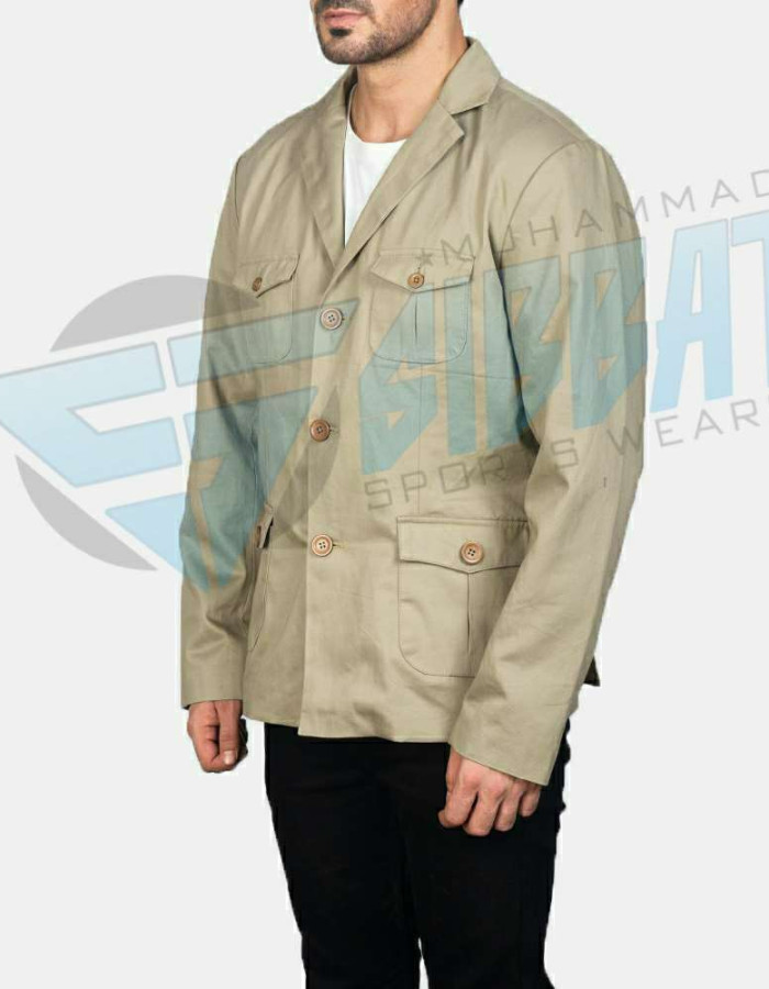 Men Leather Blazer