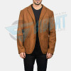 Men Leather Blazer