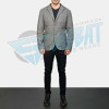 Men Leather Blazer