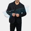 Men Leather Blazer