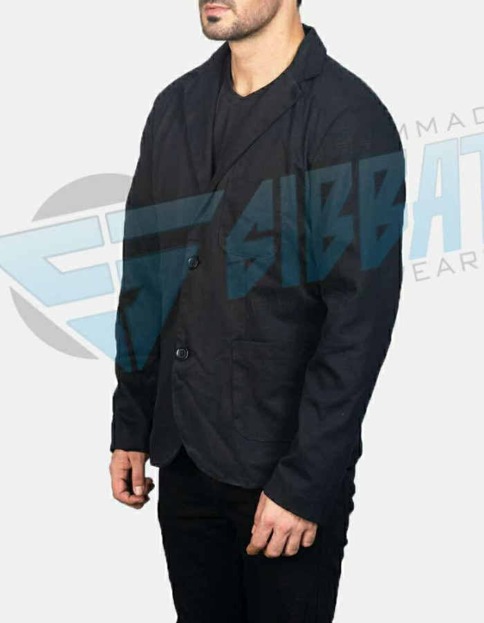 Men Leather Blazer